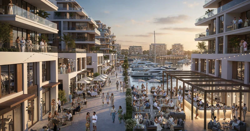 The marina neighbourhood