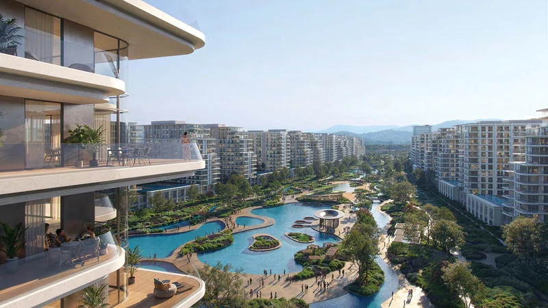 Lagoon-facing terraces
