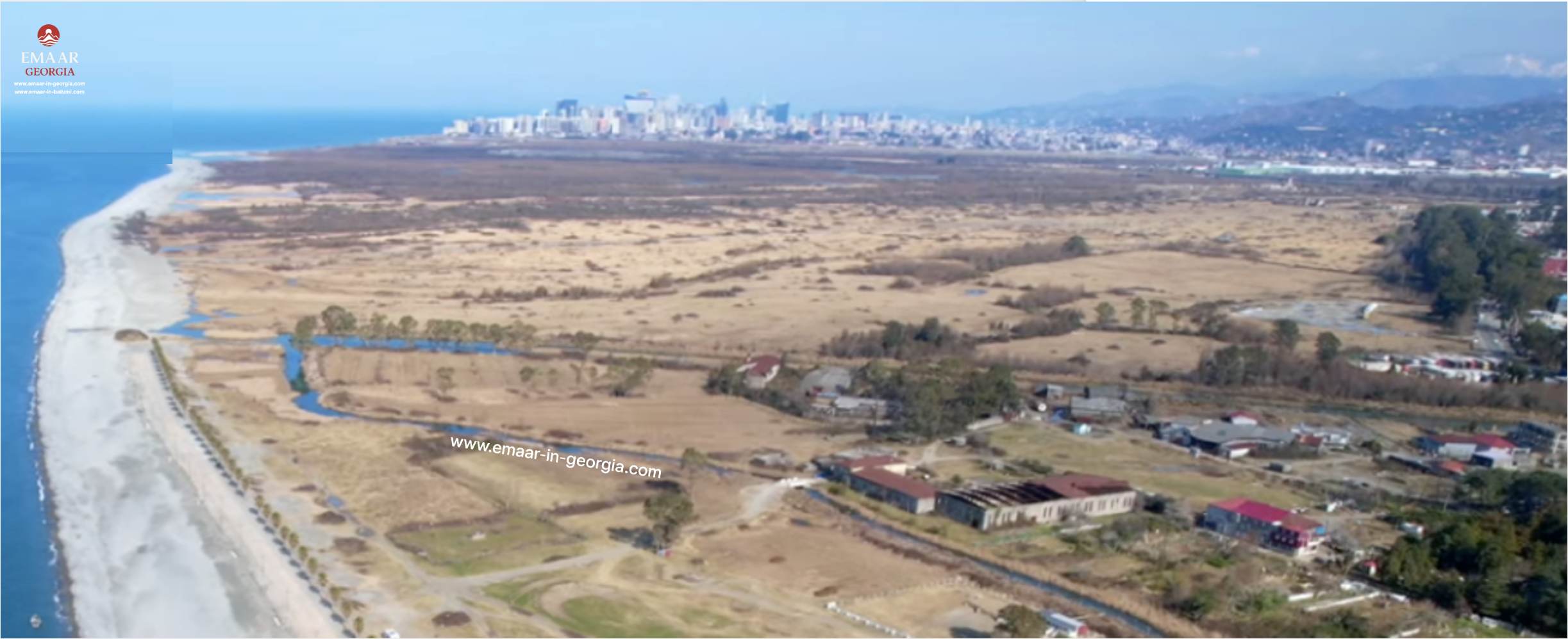 Batumi coastline - before